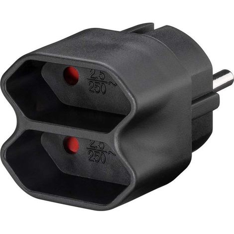 Goobay NK 002 Adattatore Nero 1000W Filare (1/2)