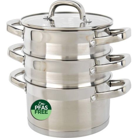 Vaporera Salter BW13906 Timeless de 18 cm y 3 niveles (1/3)