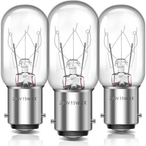 Lot de 3 Ampoule B15d Dimmable Blanc Chaud 2700K pour Machine à Coudre et Veilleuse (1/5)