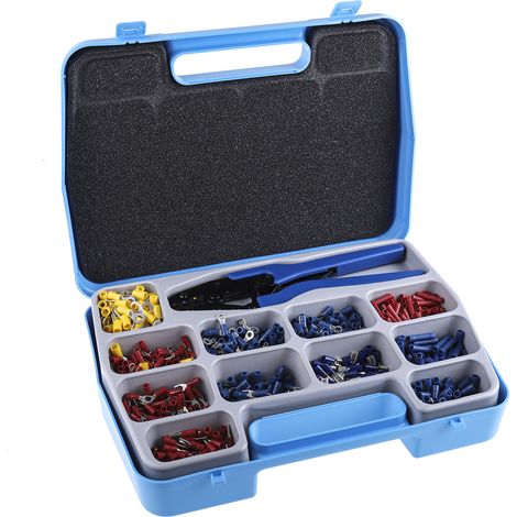 Bornier isolé RS PRO, 800 pièces, avec Bague 0,5 mm² 6 mm², prolongateur, bornes à broche et pince à sertir ( Prix pour 1 Kit ) (1/5)