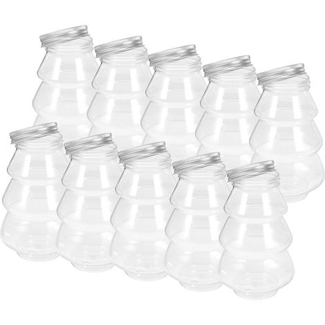 Paquete de 10 botellas de zumo de PET con forma de árbol de Navidad (500 ml cada una)