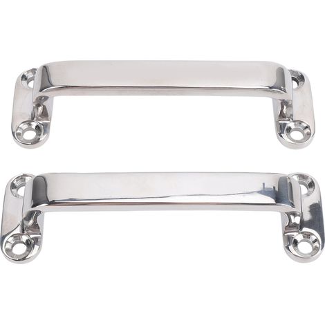 Maniglia per porta di imbarcazione in acciaio inox 316, 2 pezzi, corrimano marino da 120 mm per yacht e camper. (1/5)