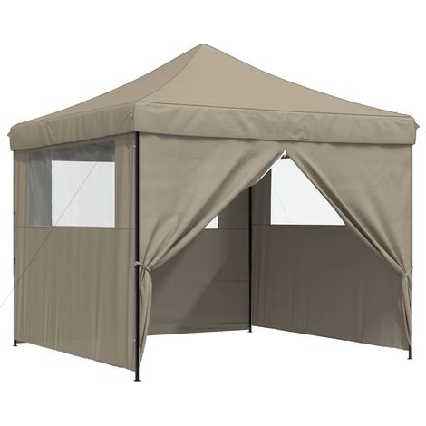 Tente de fête Taupe 292 x 292 x 315 cm Tissu Oxford (1/5)