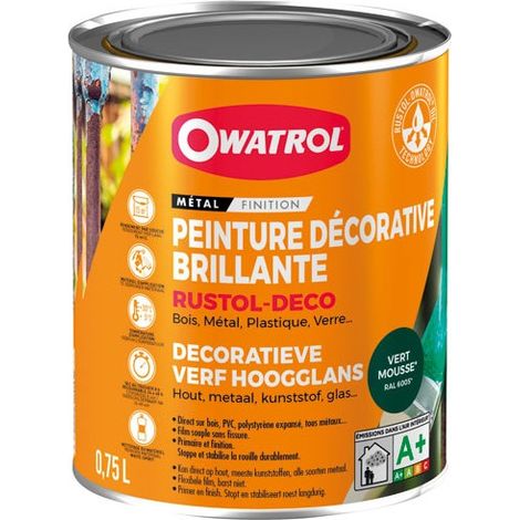 Owatrol Rustol Déco Pintura Antióxido Verde Musgo 750 ml