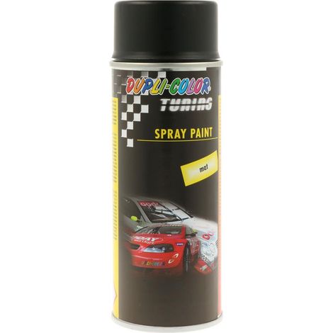 PEINTURE RALLYE NOIR MAT AEROSOL 400ML DUPLI TUNING
