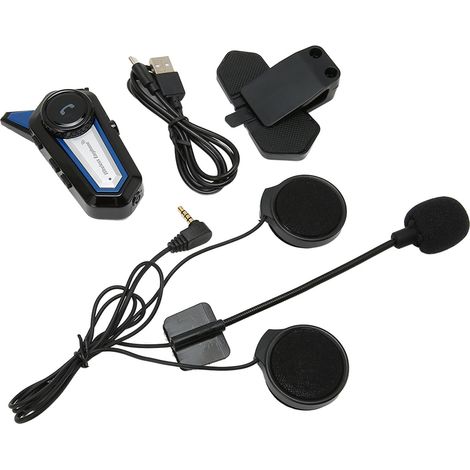 Casque audio Bluetooth professionnel HD à réduction de bruit pour moto et sports de plein air (1/4)