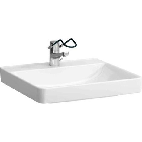 Lavabo LAUFEN Pro Liberty, sin barreras, 1 agujero para grifo, (1/4)