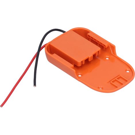 Adaptateur de batterie avec trou de fixation, adaptateur d'alimentation pour connexions d'alimentation RIDGID 18V / AEG 18V (1/5)