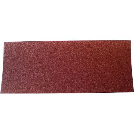 Papier-emeri 115mm x 280mm, granule A80 Emballage 100 pièces