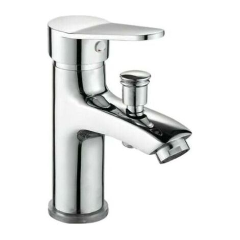 Mitigeur de douche monotrou – Robinet à double sortie chaude et froide – Alliage métallique avec limiteur de température