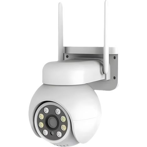 Caméra de Surveillance Extérieure WiFi SeeBox 4MP/2.5K, Vision Nocturne Infrarouge 10 m, Audio Bidirectionnel, Détection de Mouvement, Fonction Alarme, Zoom Électronique, Résistante aux Intempéries IP (1/4)