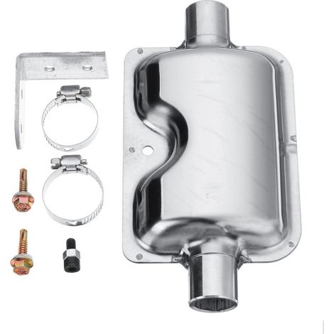 VURAHOME - 2x silencieux d'échappement φ24mm avec jeu de supports Pour chauffage de stationnement diesel Ebespacher (1/5)