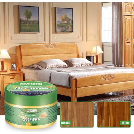 Holzkratzerreparatur mit Bienenwachs für Massivholzböden und Möbel – 100 ml -- DE (1/5)