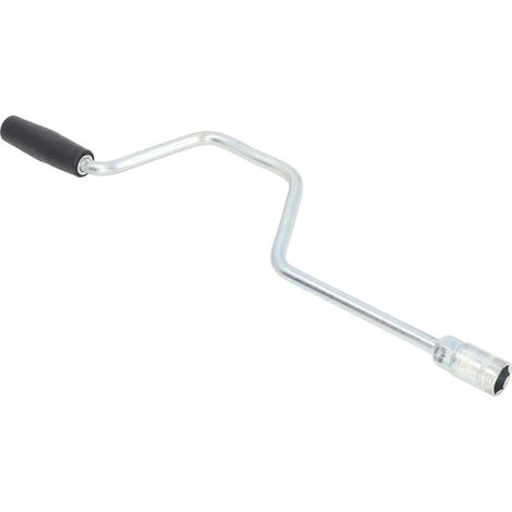 Poignée d'enroulement de 19 mm (0,75 po) pour support de caravane en fer galvanisé, enrouleur rapide pour camping-car (1/5)