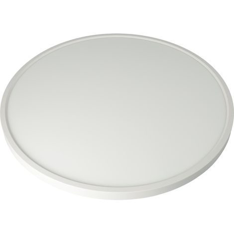 Jandei - Plafón LED 48W CCT, 60cm diámetro, marco blanco