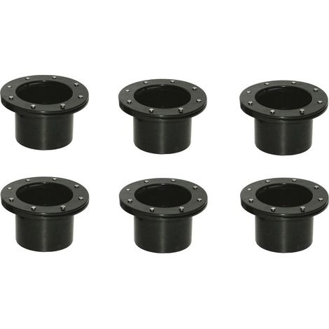 Lot de 6 connecteurs VIS INOX bàche passe paroi PVC 40mm pour bassin (1/5)