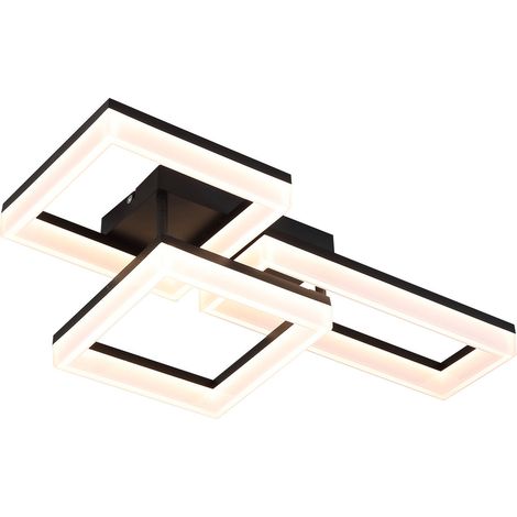 Searchlight Wall Plafonnier LED intégré Art I, noir mat, 30 W, 3000 K (1/5)