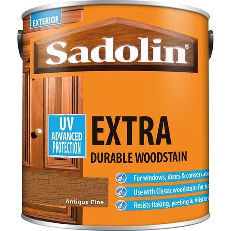 Sadolin 5028529 Extra Durable Woodstain Antique Pine 2.5 litre SAD5028529