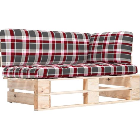 Canapé d'angle de jardin palette  Sofa Banquette de jardin Bois de pin imprégné 81049 (1/5)