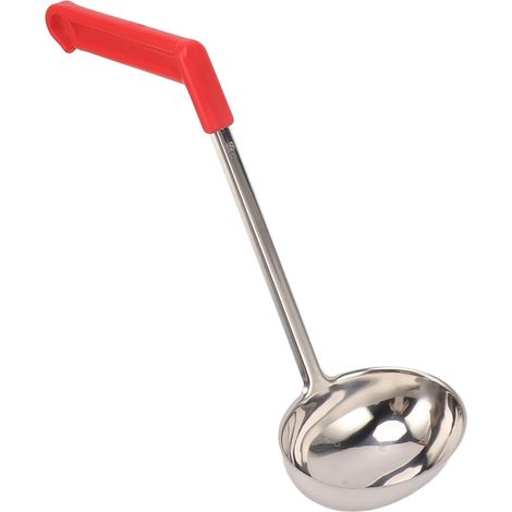 Louche en acier inoxydable anti-brûlure manche courbé multifonction pour cuisine domestique 180 ml (1/5)