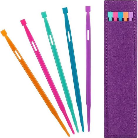 Juego de herramientas de costura (5 colores): Herramientas multifuncionales de costura y manuales (5 piezas). (1/4)