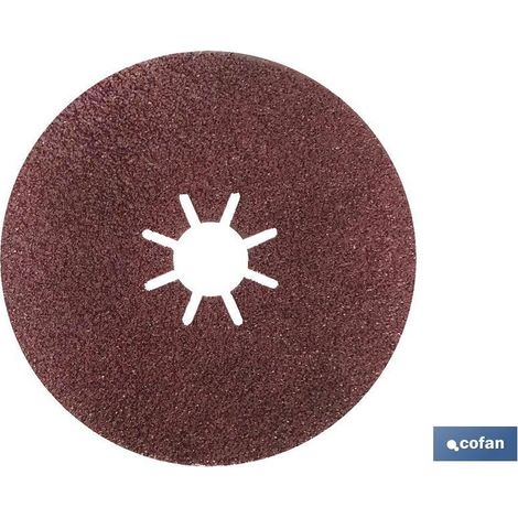 Pack de 25 disques en fibre 125 mm - grain 40
