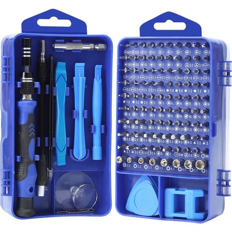 117-in-1 Magnetisches Präzisionsschraubendreher-Set, Tragbares Werkzeugset zur Fehlerbehebung für PC, Laptop, iPhone (1/5)