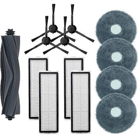 Accessoires pour aspirateur Dreame L10S Pro / RLS6L / Xiaomi S10+ : brosse rotative, brosse latérale, filtre HEPA, chiffons de nettoyage et accessoires pour aspirateur (1/5)