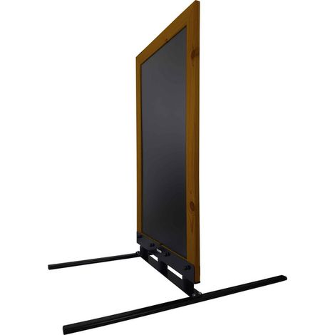 Panneau trottoir avec cadre bois chêne sur 3 silent blocs dimensions 117 x 64 cm (1/3)
