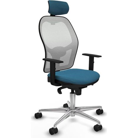 piqueras-y-crespo Jorquera Silla de oficina blanca cómoda (1/3)
