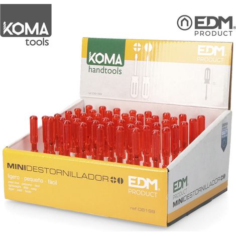 Espositore con 48 mini cacciaviti da 80 mm Koma Tools (1/4)
