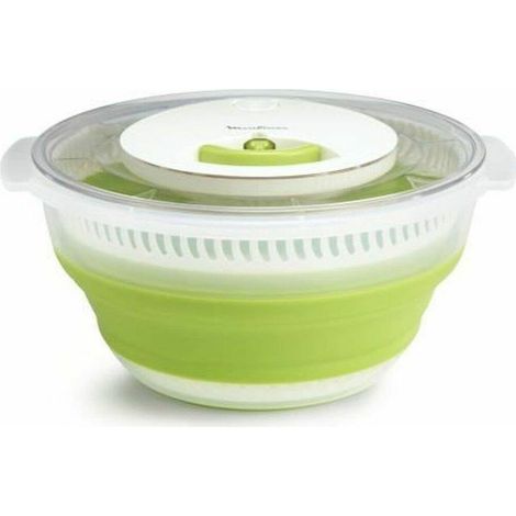 Moulinex K2530104 Centrifugadora de ensalada retráctil verde