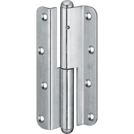 Türband QF1 Stahl verzinkt gefälzte Holzflügel Rollenlänge 140 mm DIN rechts (1/5)