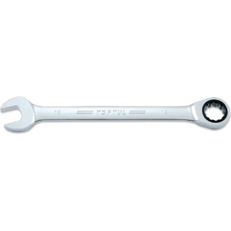 TOPTUL ABAF2424 CHIAVE COMBINATA A CRICCHETTO REVERSIBILE 24mm