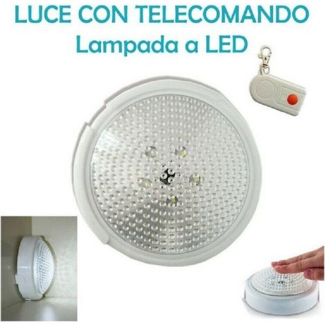 Lampe D'interieur A Led Sans Fil Avec Telecommande D'urgence