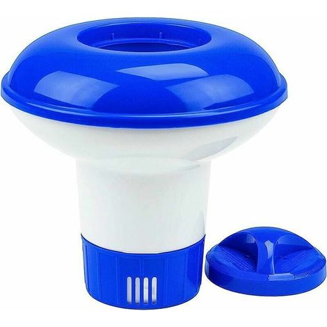 Distributeur de Chlore,Doseur Flottant,Flotteur Chimique Piscine,Distributeur Flottant, inch Distributeur de Chlore,Distributeur de Produits Chimiques pour Piscine (A) (1/5)
