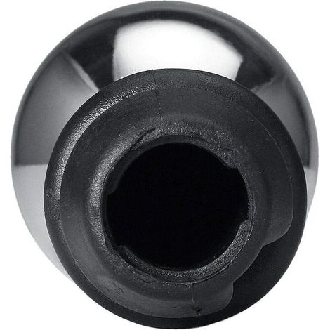 Pommeau cambio in alluminio 5 marce per 106, 206, 207, 306, 307, 407, 408, 508, colore argento e nero (1/3)