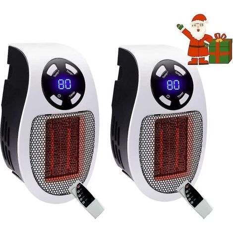 500-Watt-Keramik-Heizlüfter, Mini-Heizlüfter, tragbarer und sparsamer Zusatzheizer, Steckdosenheizer. (1/5)
