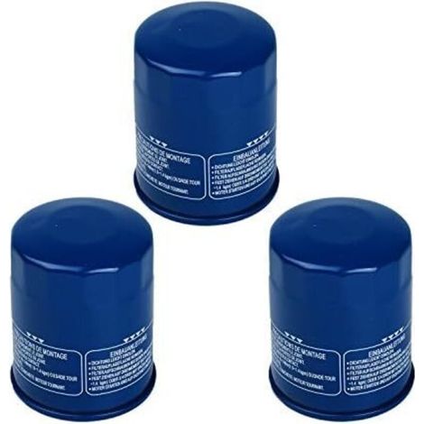 Lot de 3 filtres à Huile de Compatible with Honda GX610 GX620 GX630 GX660 GX670 GX690 Pièce 15400-PLM-A02