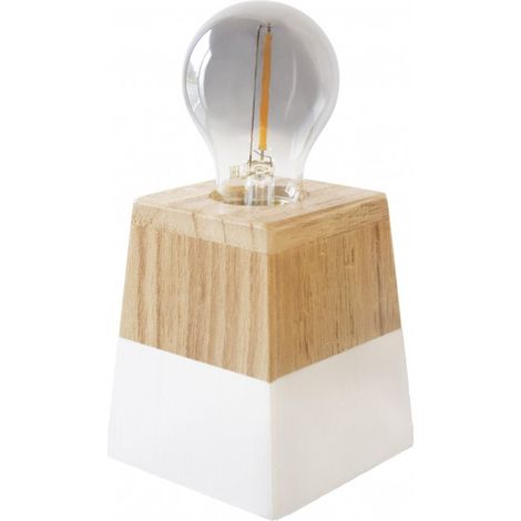 Lampe à poser en bois Atlas - DeliTech® (1/5)