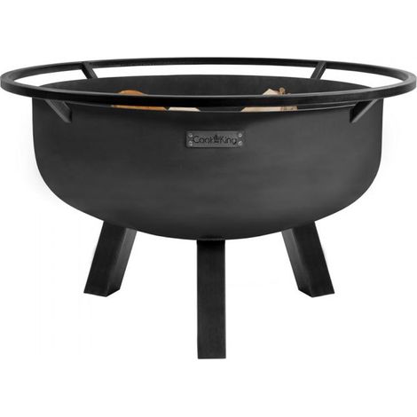 Braséro XXL PORTO 80 cm – Acier brut 2 mm – Hauteur 57 cm – Largeur 95 cm – Utilisation sécurisée par vent fort (1/5)