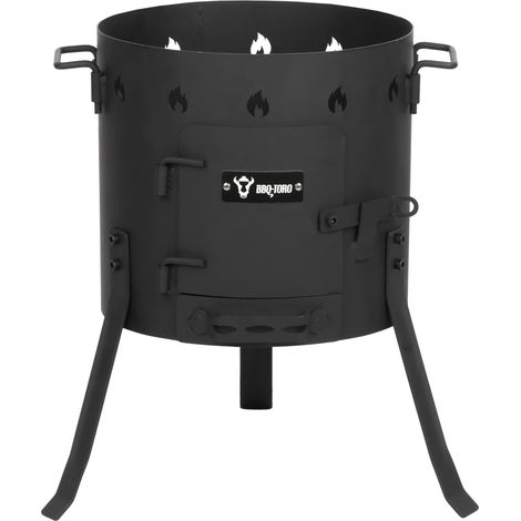 Forno Kazan BBQ-Toro Ø 35 cm, bollitore per gulasch, bollitore per fuoco, forno da esterno, forno per piatti unici, focolare (1/5)