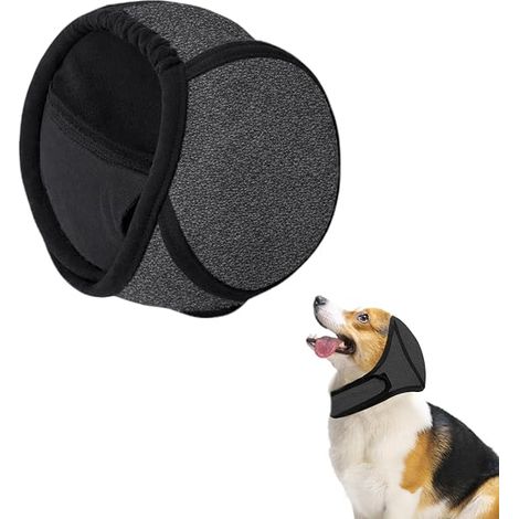 Casque Antibruit pour Chien Taille(L) Protection Auditive Élastique en Coton Cache-Oreilles Insonorisant Contre Feux d'artifice Orages Toilettage Séchage et Réduction de l'Anxiété (1/5)