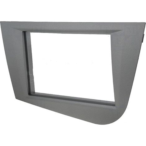 Facade autoradio Caliber RAF4003SDD compatible avec Seat Leon 05-12 - Argent fonce