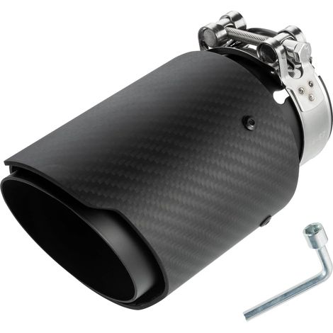 Embout Echappement 60mm, Sortie d'échappement Voiture en Acier Inoxydable (1/5)