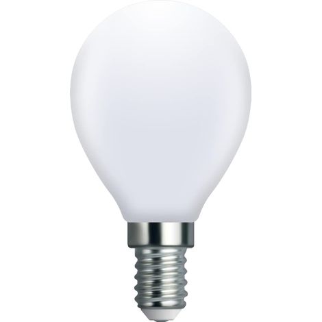 Ampoule Led - Ampoule gros culot à vis - Ampoule led Baillonnette - Ampoule Flamm e - Equivalent ampoule halogene - Led Filament Verre Blanc G45 E14 2700-600482 (1/5)