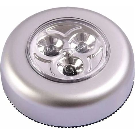 Plafonniers Lampes Spots Led Autocollants à Piles Veilleuse à Pousser Spotlights Batteries Bébé à Contrle Tactile Lampe De Odipie (1/4)