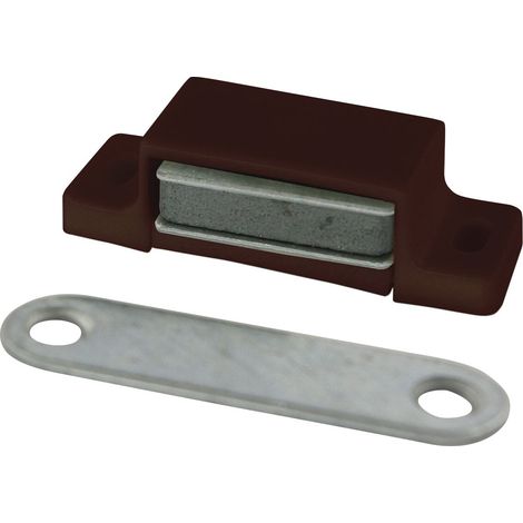 MACO Magnetschnapper M2 inkl. Gegenstück, Haltekraft 4kg, Kunststoff braun