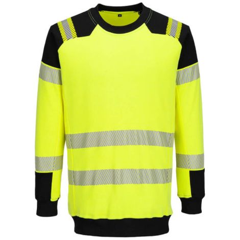 PW3 Modaflame Sudadera de punto de alta visibilidad FR PORTWEST FR707 XXXL Amarillo/Negro (1/2)