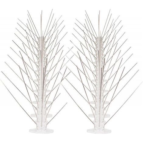 3.5M Pique anti Pigeon Pic Anti-Pigeon en Acier Pointes Anti-Oiseaux en Acier Inoxydable Kit Anti-Oiseaux pour Effrayer Pigeons Corbeaux Moineaux Chats Respectueux des Animaux Pic Anti (1/4)